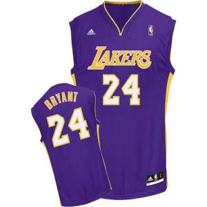 Los Angeles Lakers Kobe Bryant Purple Replica Jersey sz 4XL  