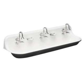 Kohler K 3203 0 Brockway Wall Mount Wash Sink White  