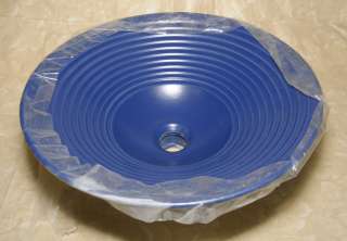 Kohler Vessel Turnings 2191 G V4, Igneous Blue   flawed  