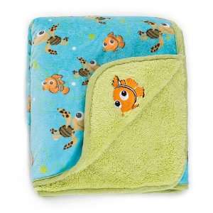  Disney Finding Nemo Velour Sherpa Blanket Baby
