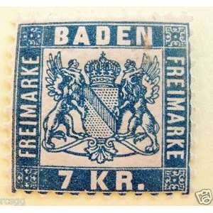  BADEN SCOTT # 28 UNUSED H STAMP 