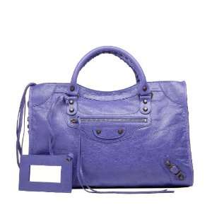  Balenciaga City Bag, Bleu Lavande 