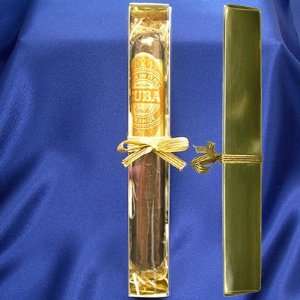 Venchi Chocolate Cigar Gold Gift Box   Orange Truffle  