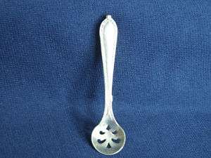 Vintage ALUMINUM Slotted Spoon Ladle LAPEL PIN 2.5 Inch  