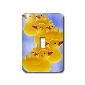 Rubber Duck   Toy Duck on blue   Light Switch Covers   single toggle 