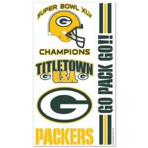  Green Bay Packers Titletown USA Temporary Tattoos Sports 