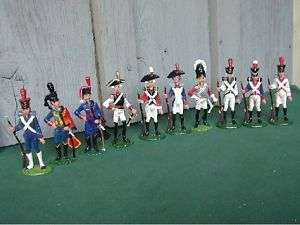 10 Mixed Lead Soldiers of the 1600s,1700s and 1800s  