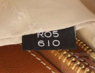 Marc Jacobs Cognac Brown Leather Expandable Shoulder Bag  