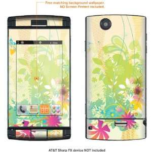   Skin Sticker for AT&T ATT Sharp FX case cover FX 150 Electronics