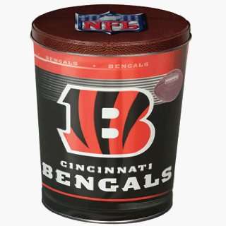 Cincinnati Bengals 3.5 gallon gift tin filled with three premium 