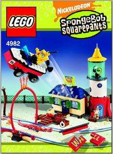 LEGO 4982   Spongebob   Mrs. Puffs Boating School   INSTRUCTION 