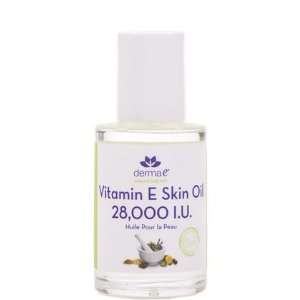 Derma E Natural Bodycare 28, 000 IU Vitamin E Oil, 1 oz (Quantity of 3 