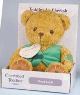 Cherished Teddies Irish Plush Good Luck Bear 115651 New  
