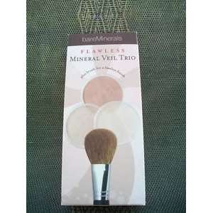   Flawless Mineral Veil Trio Plus Brush for a Flawless Finish Beauty