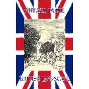 Pack of 12, 7cm x 4.5cm Gift Tags British Landscape The Village Street 