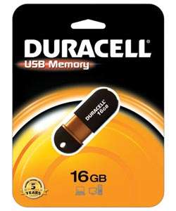 Duracell 16 GB USB 2.0 Flash Drive Capless DU ZP 16G CA N3 R (Black)