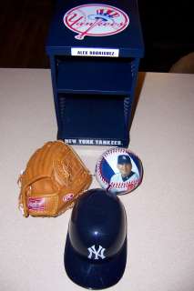 NEW YORK Yankees ALEX RODRIGUEZ LOCKER GLOVE BALL  