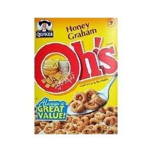 Quaker Honey Graham Ohs Cereal   12 Grocery & Gourmet Food