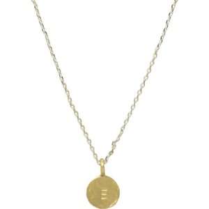  Heather Pullis Designs Initial Pendant (Gold E) Jewelry