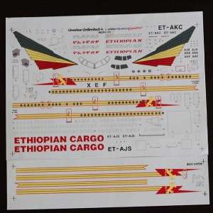 144 Ethiopian Airlines 757 200 decal from Liveries Unlimited AGA4 