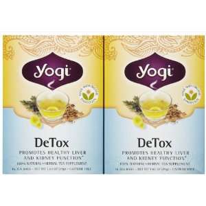 Yogi Tea Detox, Herbal Supplement, Tea Bags, 16 ct, 2 pk  