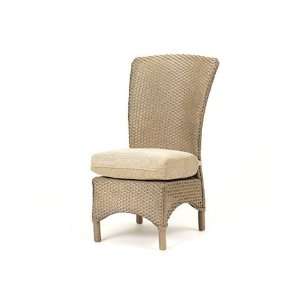   Cushion Side Patio Dining Chair Hickory Finish Patio, Lawn & Garden