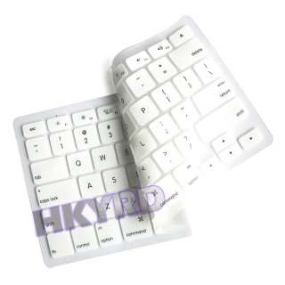 White Silicone Keyboard cover skin for macbook PRO 13.3  