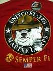 NEW Mens Guy Harvey US Marines Red Bulldog Semper Fi T Shirt Tee 