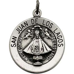  14K Yellow 12.00 MM San Juan Of Los Lagos Medal Jewelry