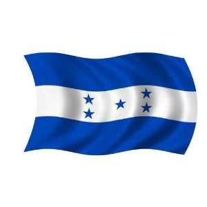  Honduras Fahne Flag   Peel and Stick Wall Decal by 