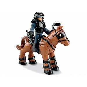  Imaginext Police Officer with Horse Toys & Games