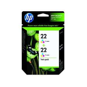  HP DeskJet D1520 Tri Color Ink Cartridge Twin Pack (OEM 