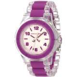 Juicy Couture 1900868 Rich Girl Clear Plastic Bracelet With Purple 
