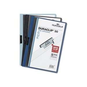   Produs Corp.   DuraClip Report Cover 60 Sheet Capacity 11x8 1/2 Blue
