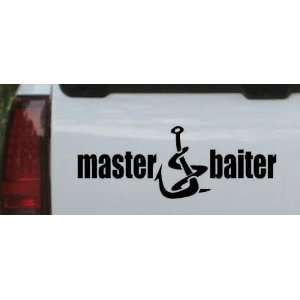 Master Baiter Funny Hunting And Fishing Car Window Wall Laptop Decal 