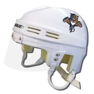 Official NHL Licensed Mini Player Helmets   Florida Panthers (white 