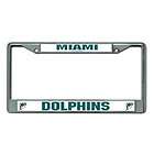 Miami Dolphins Chrome License Plate Frame $25 Val  