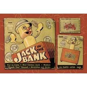  Jack in the Bank   12x18 Framed Print in Gold Frame (17x23 