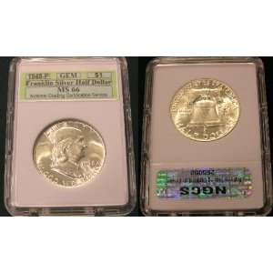  1948 P Franklin Silver Half Dollar in Super High Grade Gem 