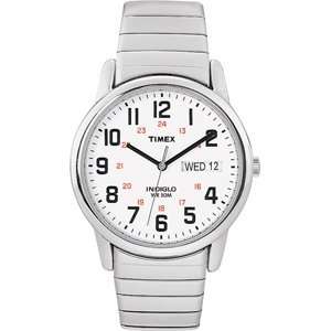  Timex   Easy Reader, White Face, Silver Steel Bracelet 