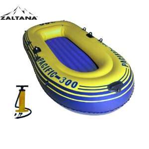  3Person PVC Inflatable Boat with double action air pump 