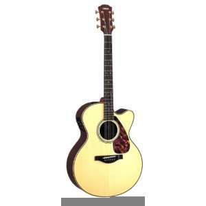 com Yamaha Lj26 Cutaway Acoustic/Electric Guitar In Natural Musical 