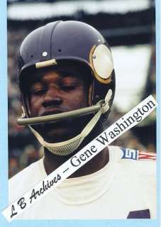 GENE WASHINGTON Vikings SUPER BOWL Photo Helmet  