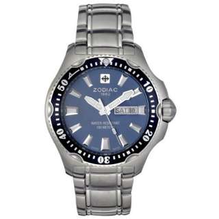  Zodiac Mens ZO7905 Deep Reef Diver Collection Stainless 