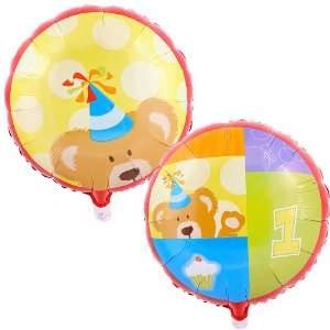  Birthday Bears 1st 18 Foil Balloon Party Supplies Toys 
