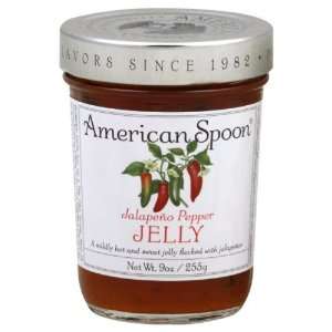 American Spoon Jelly, Jalapeno Pepper, 9 Ounce (Pack of 12)  