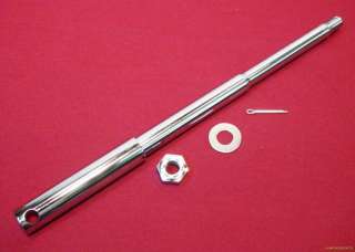 CHROME FRONT AXLE KIT FOR HARLEY PANHEAD EL FL 49 66  