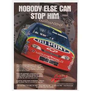  1999 Jeff Gordon NASCAR #24 Chevy Wilwood Brakes Print Ad 