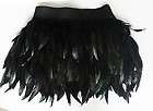 Black Feather Skirt Fancy Dress Cosplay