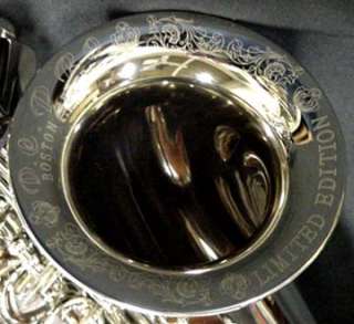 New DC PRO BOSTON big bell nickel plated alto sax/Selmer mouthpiece 
